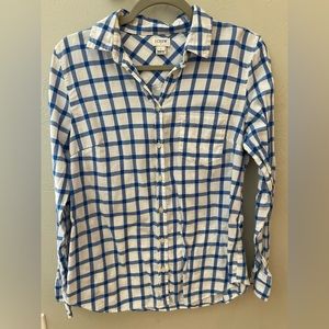 Plaid Jcrew button down